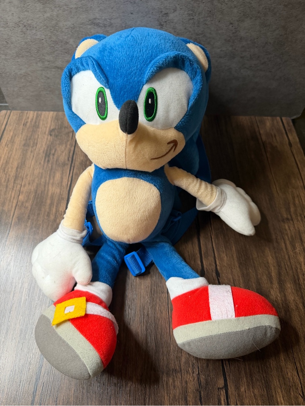 Official SEGA Sonic The Hedgehog 18" Plush Character Backpack